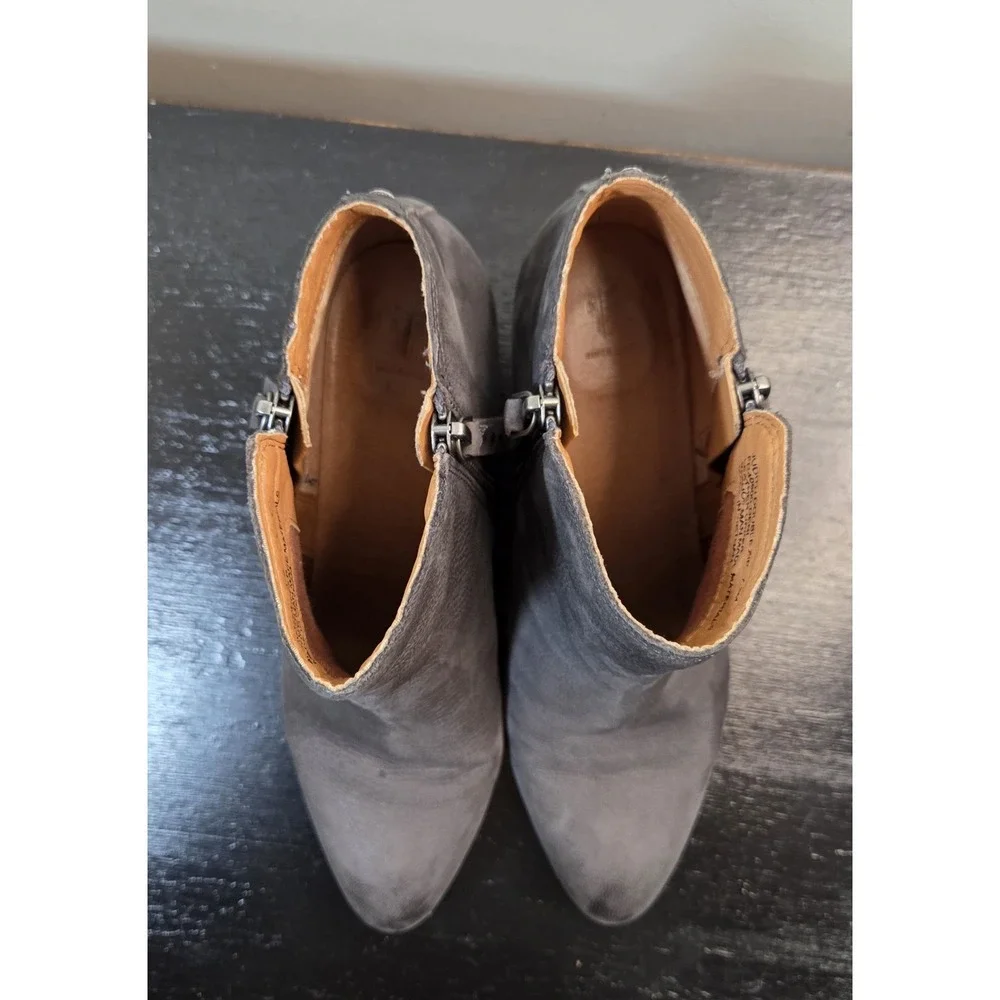 Frye Women's Judith Double Zip Grqy Ankle Booties, Size 7.5 M, 2.5